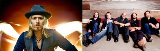Left: Country artist Kenny Foster. Right: Rock band Sister Hazel.